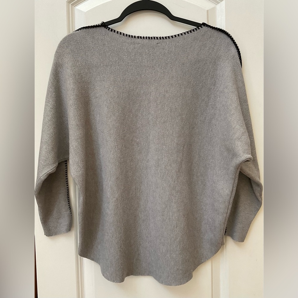 Vila Milano Stitch Trim Dolman Sleeve Sweater - Picture 3 of 5